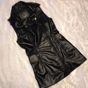 Last Kiss Asymmetrical Zippered Vest